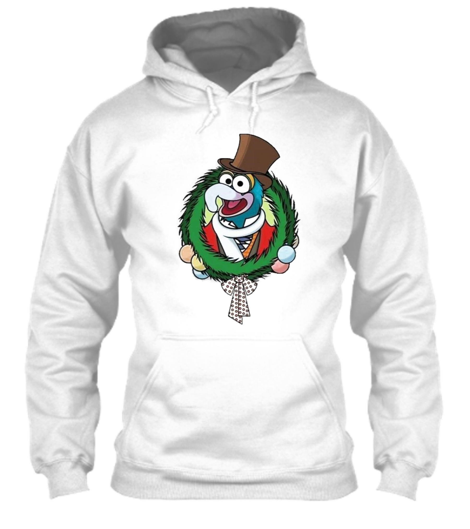 Cute Gonzo The Muppet Christmas Carol Wreath Shirt