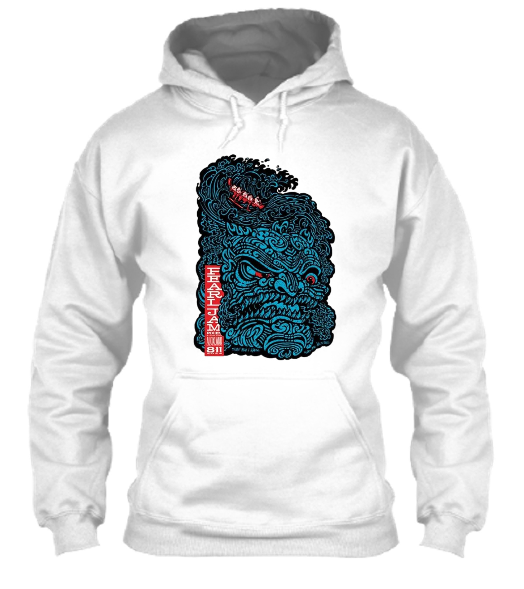 Pearl Jam Pixies Auckland November 8 2024 The Great Wave Japanese Shirt