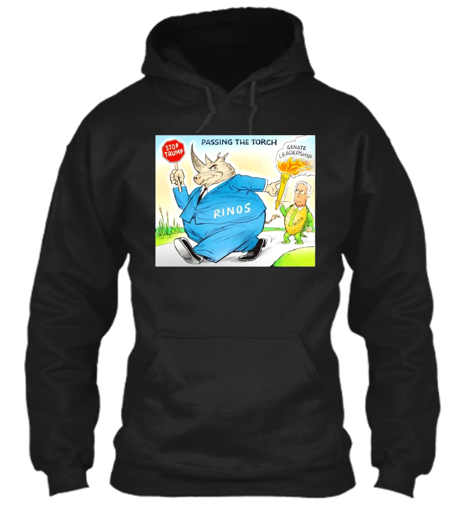 Rinos Stop Trump Passing The Torch Senate Leadership Mitch Mcconnell Shirt