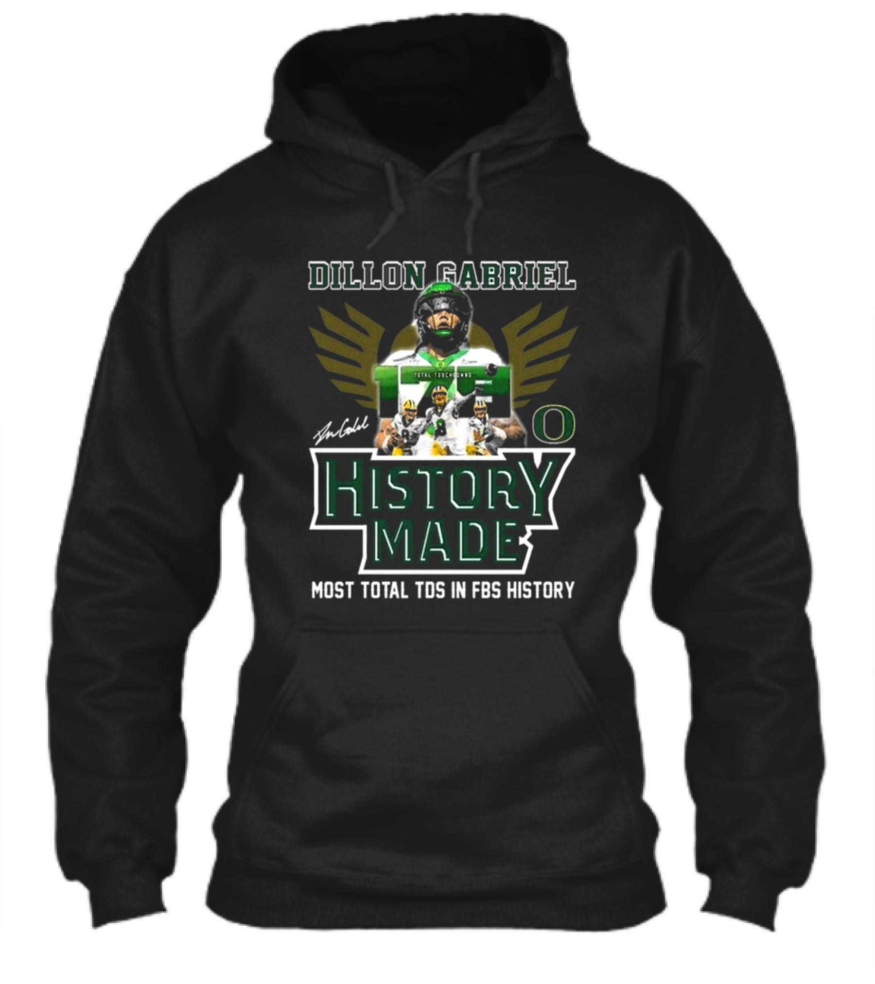 Dillon Gabriel Oregon Ducks History Made Most Total Tds In Fbs History Shirt