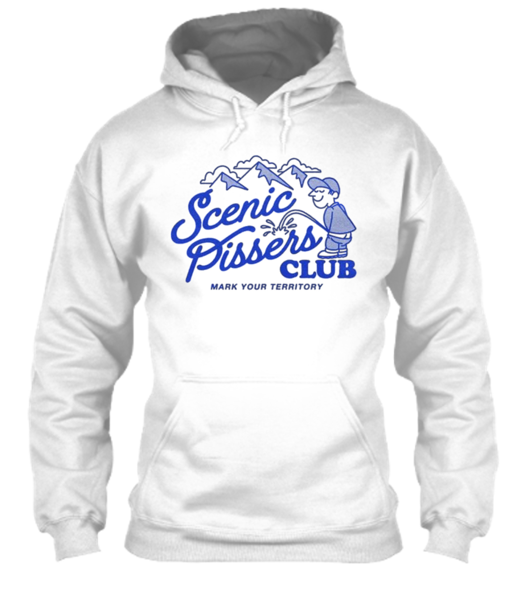 Scenic Pissers Club Mark Your Territory Mountains Shirt