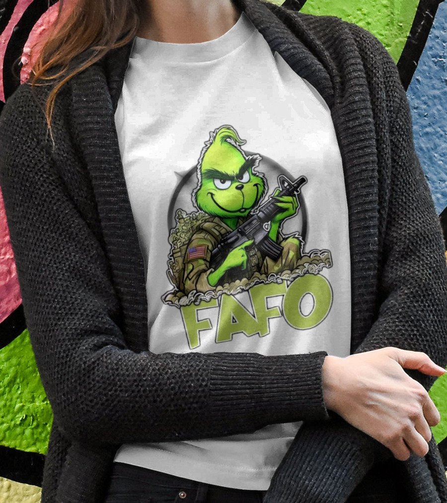 Grinch Fafo Military Christmas Special Edition Shirt