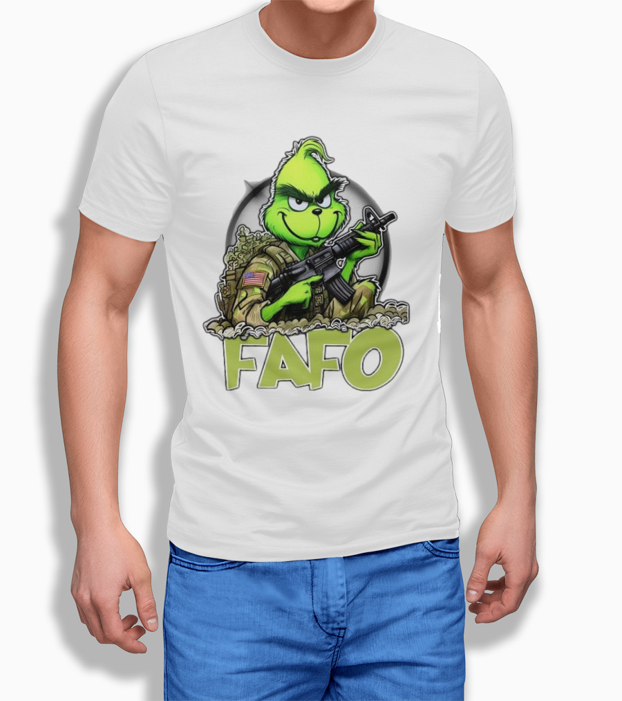 Grinch Fafo Military Christmas Special Edition Shirt