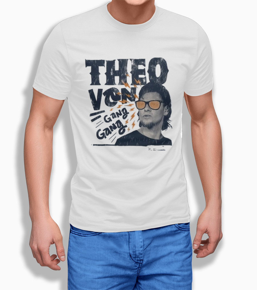 Theo Von Gang Gang Hypno Ivory Sunglasses Shirt