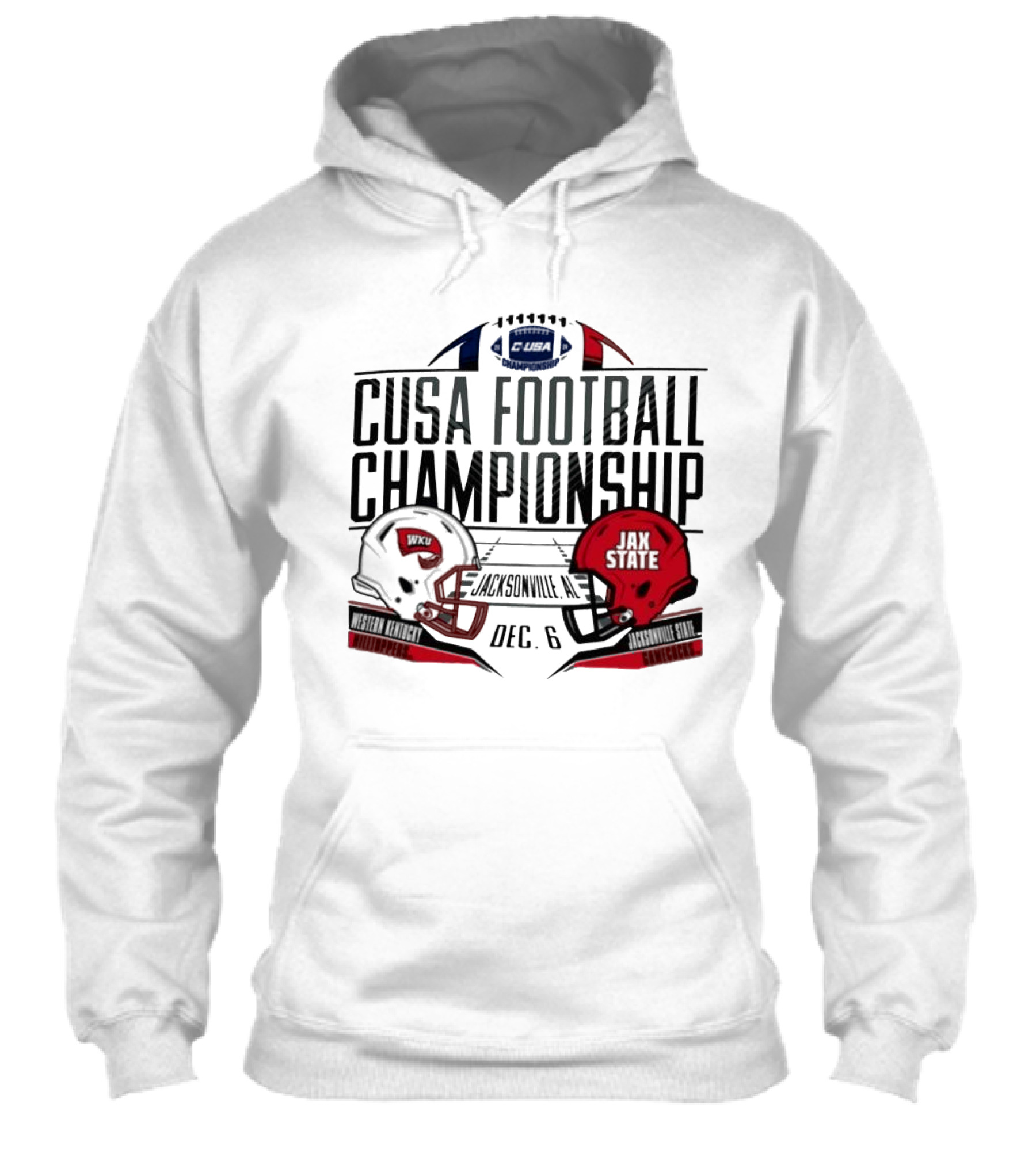 Cusa Football Championship Western Kentucky Hilltoppers Vs Jacksonville State Gamecocks December 6 In Jacksonville Alabama Shirt