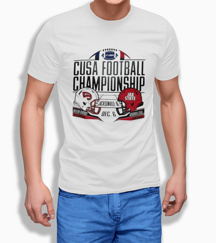 Cusa Football Championship Western Kentucky Hilltoppers Vs Jacksonville State Gamecocks December 6 In Jacksonville Alabama Shirt
