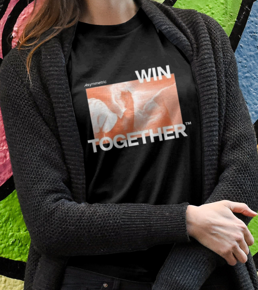 Asymmetric Win Together Iconic Handshake Unity Shirt