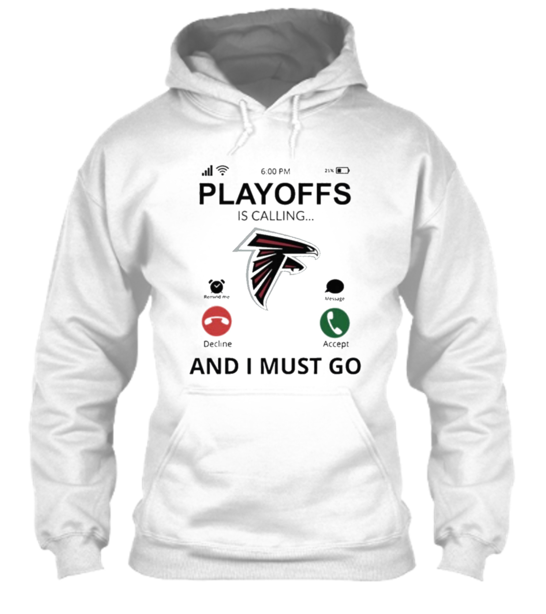 Atlanta Falcons Playoffs Is Calling And I Must Go 2024 Football Fan Gear Shirt