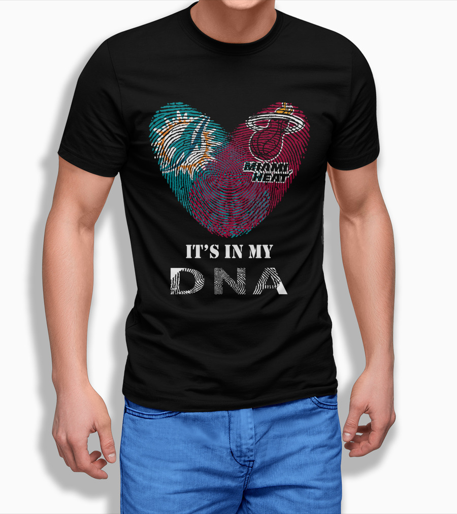 Miami Dolphins Heat Its In My Dna Shirt