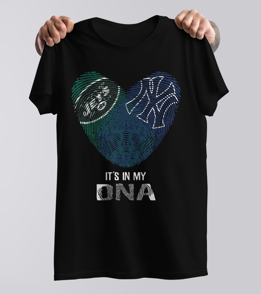 Jaguars Seminoles Heart Fingerprint Its In My Dna Shirt