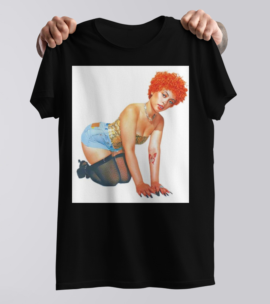 Ic Spice 2024 American Flag Background Shirt