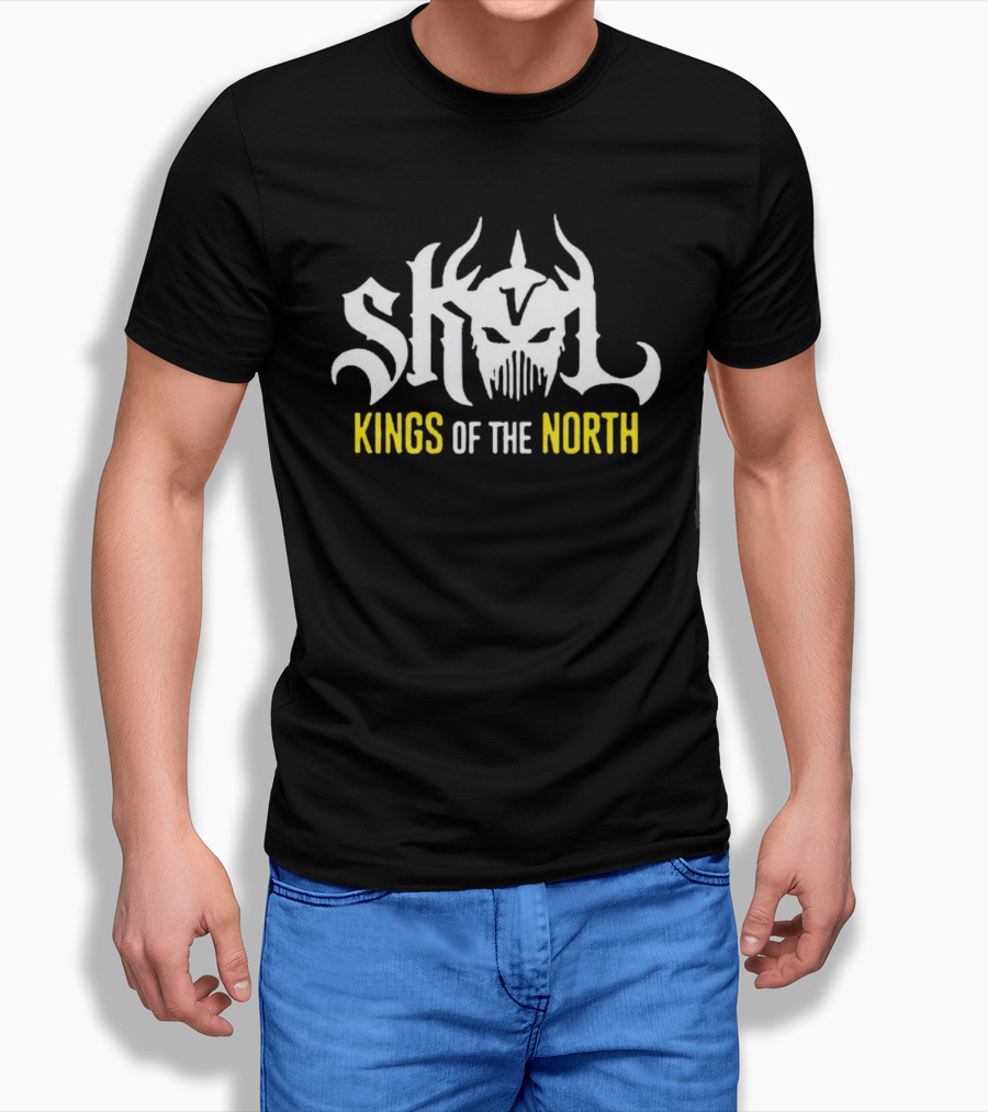 Skol Vikings Kings Of The North Mask Shirt