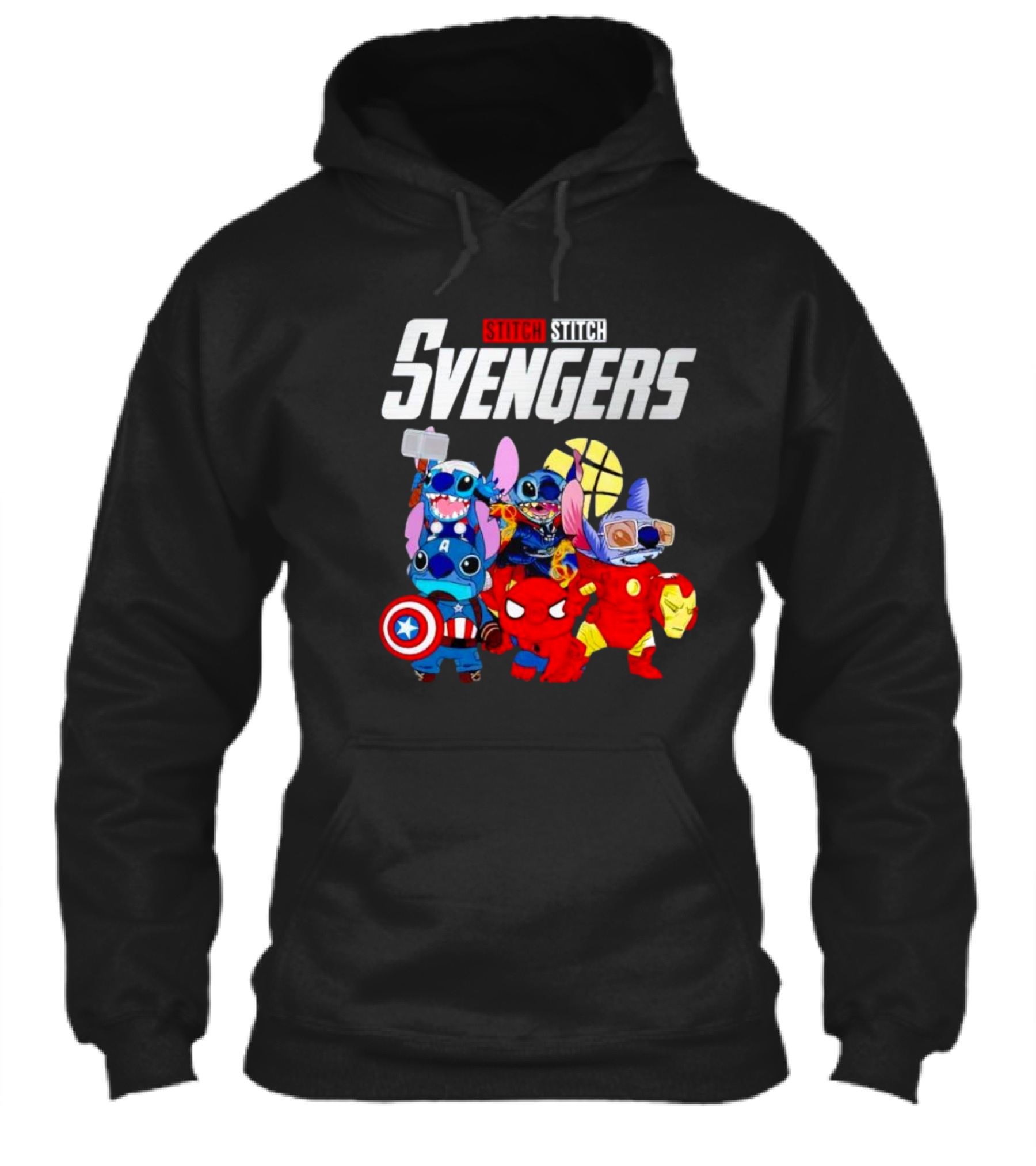 Stitch Stitch Svengers Avengers Crossover Characters Shirt