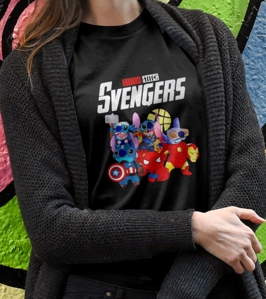 Stitch Stitch Svengers Avengers Crossover Characters Shirt