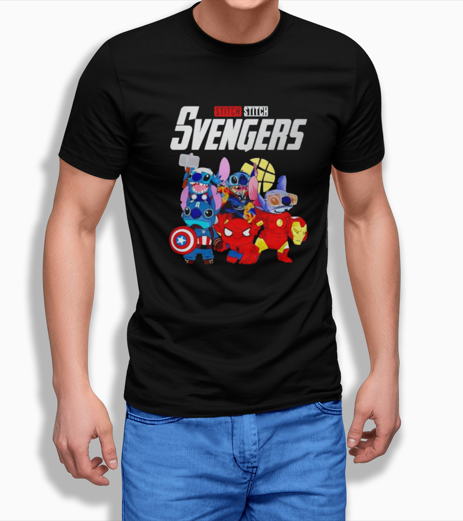 Stitch Stitch Svengers Avengers Crossover Characters Shirt