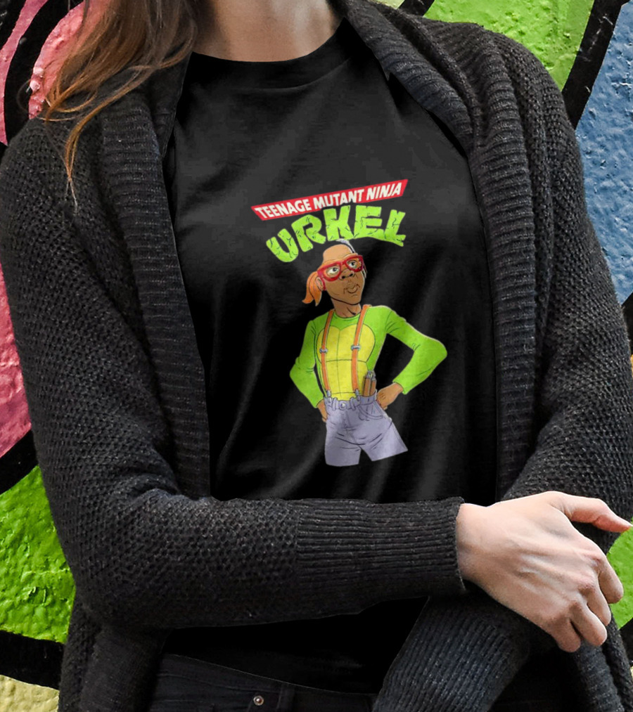 Teenage Mutant Ninja Urkel Cartoon Fusion Shirt