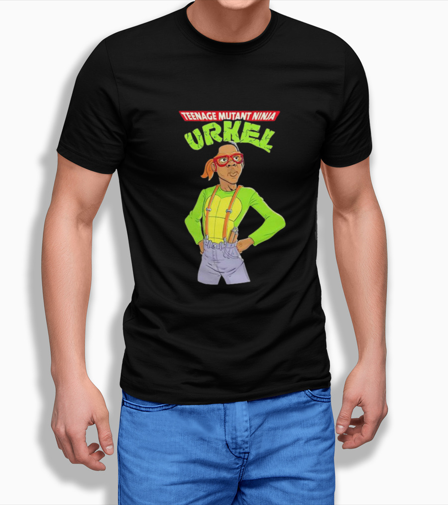 Teenage Mutant Ninja Urkel Cartoon Fusion Shirt