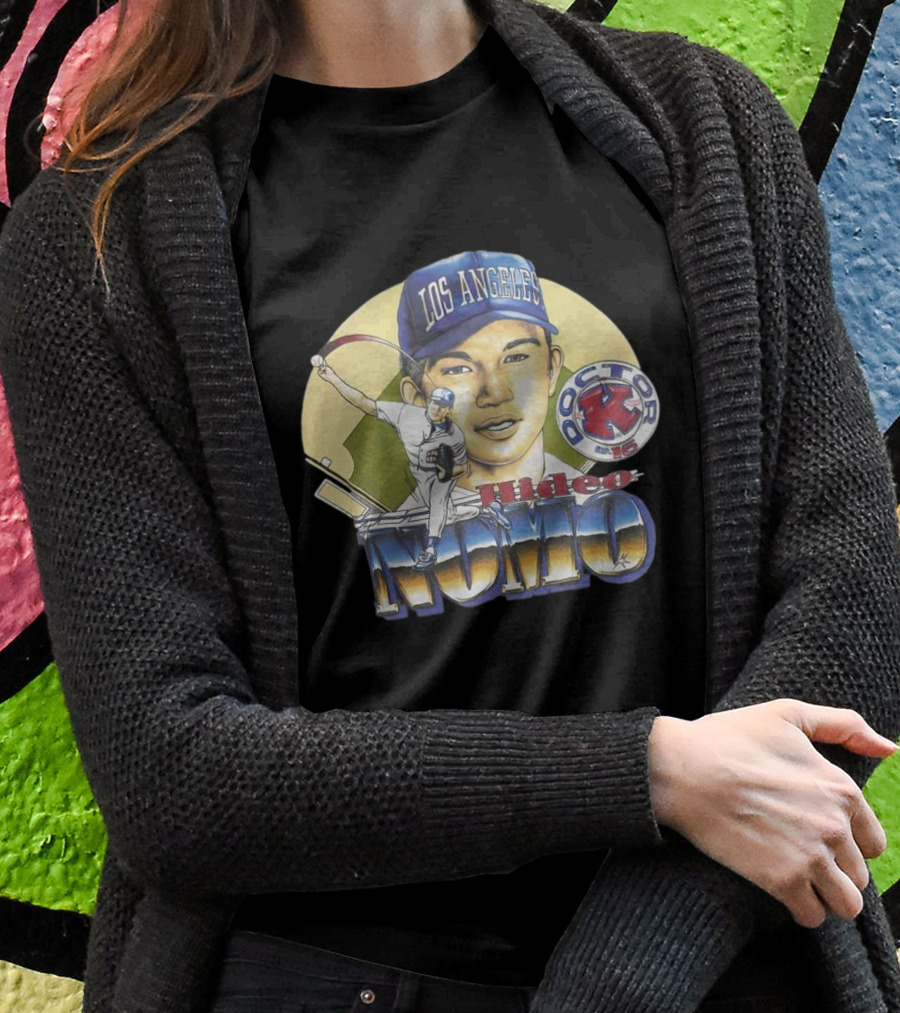 Los Angeles Dodgers Hideo Nomo Doctor K 16 Vintage Shirt