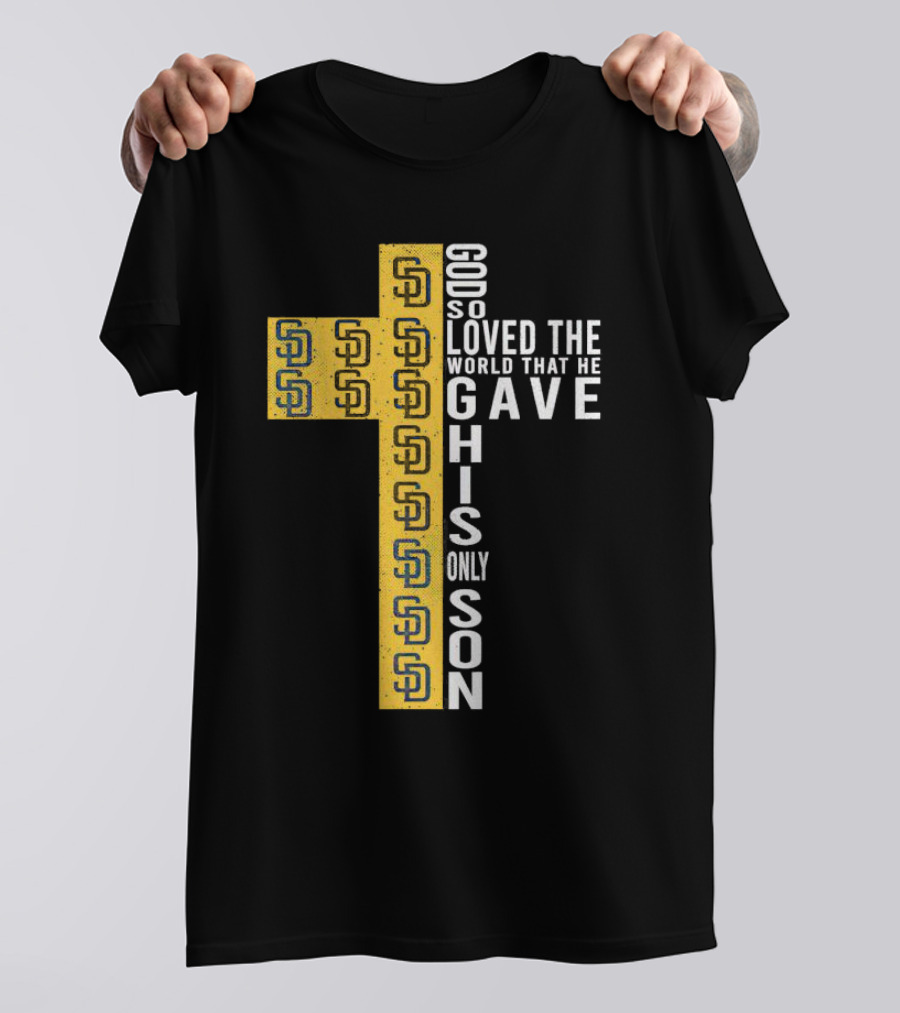 God So Loved The World That He Gave His Only Son Orioles Cross Shirt
