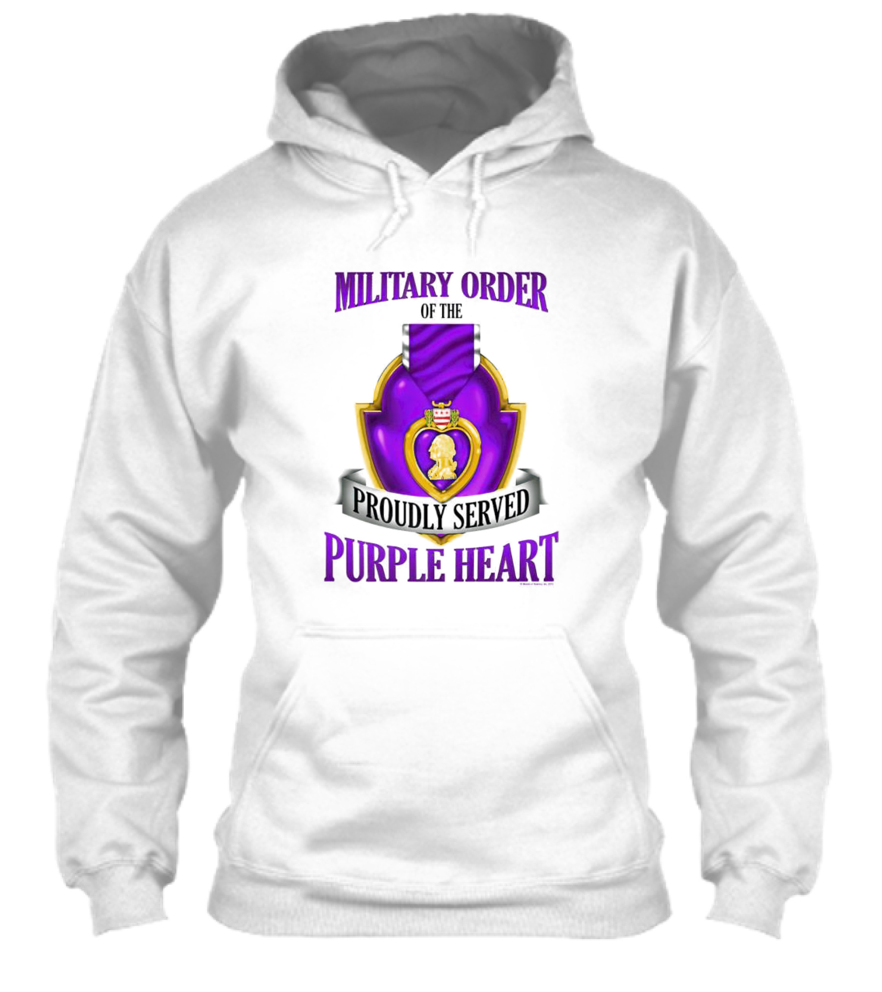 Military Order Of The Proudly Served Purple Heart Honor Emblem Shirt