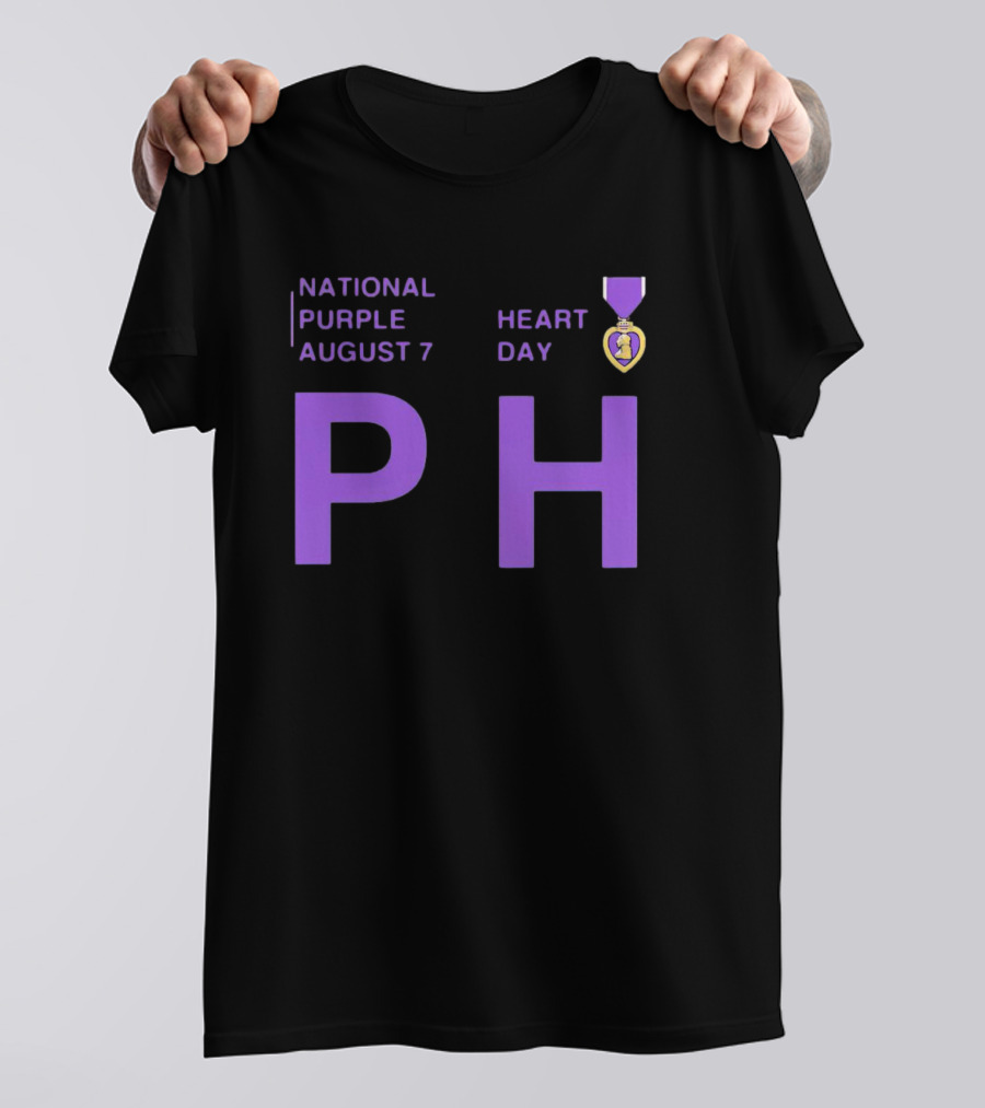 Military Order Of The Proudly Served Purple Heart Honor Emblem Shirt