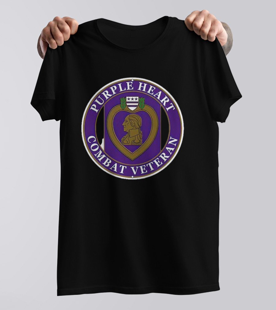 Purple Heart Day Military Medal Emblem Shirt