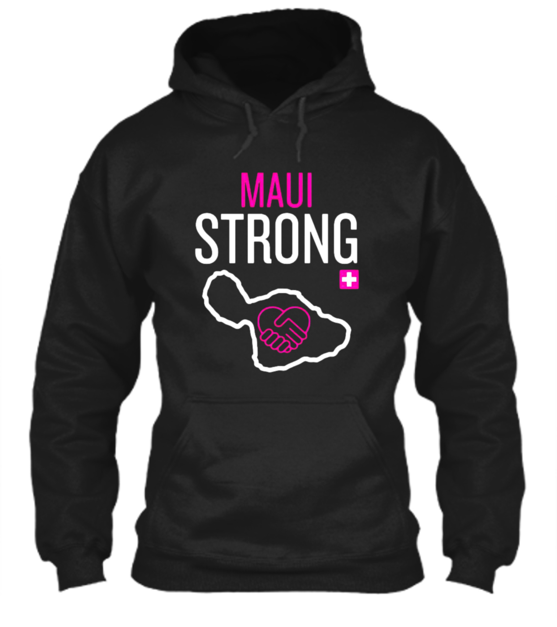 Maui Strong Red Cross Unity Hands Island Shirt