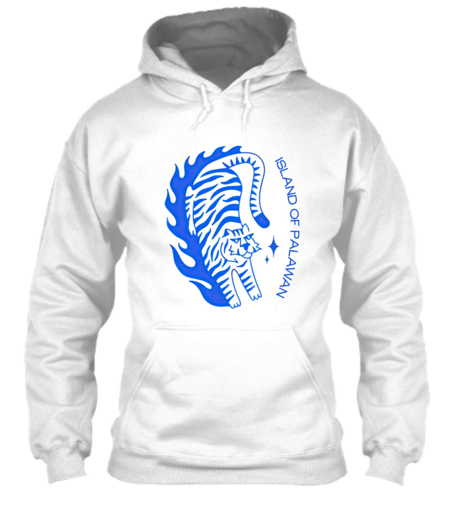 Island Of Palawan Blue Tiger Flame Shirt