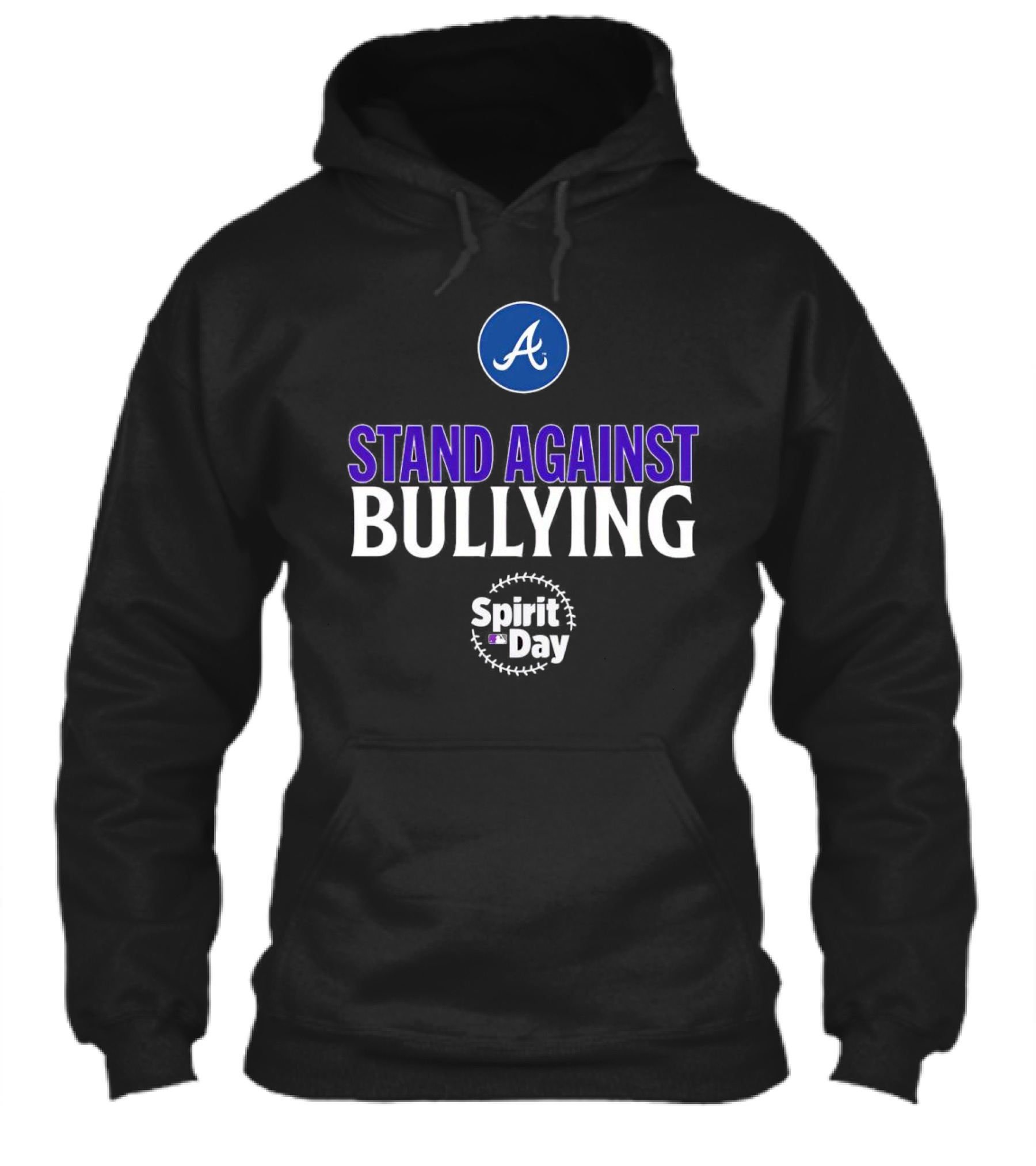 Atlanta Braves Spirit Day Stand Against Bullying Shirt