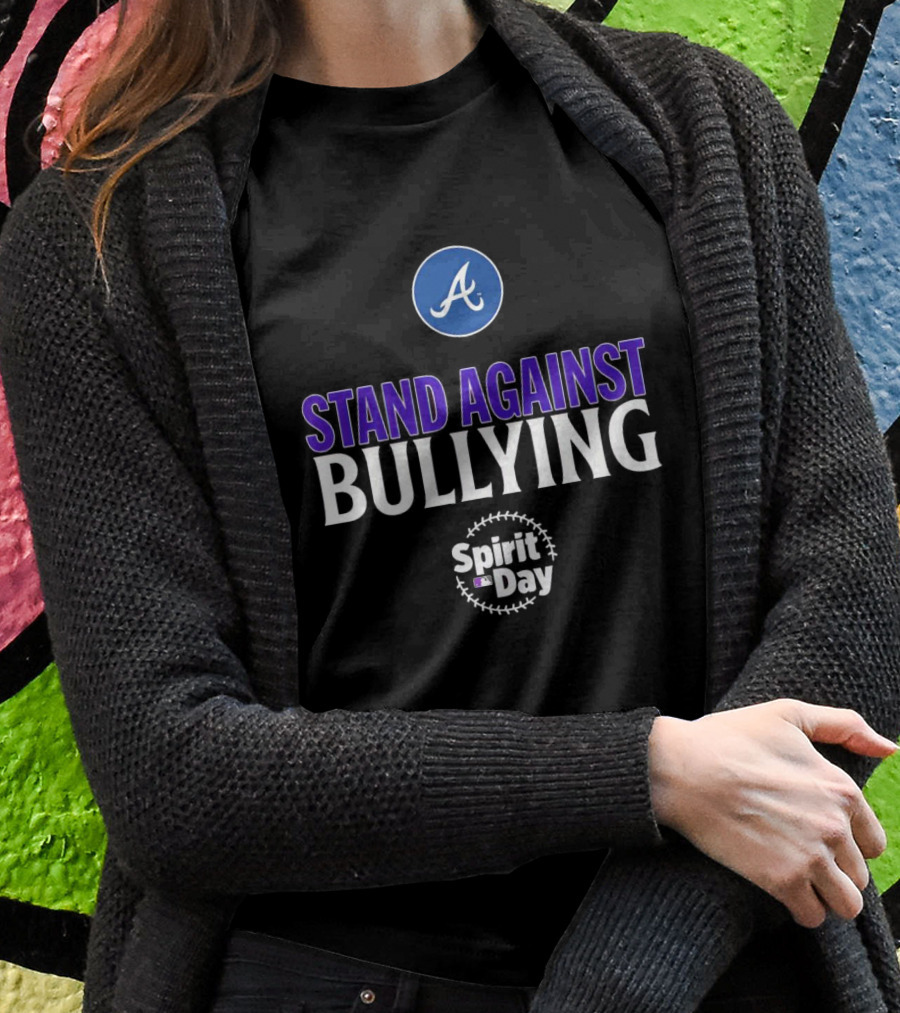 Atlanta Braves Spirit Day Stand Against Bullying Shirt