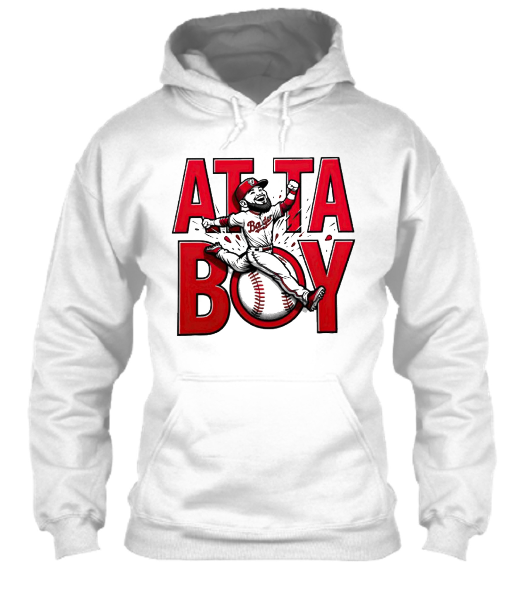 Atta Boy Harper Baseball Caricature Jumping Shirt