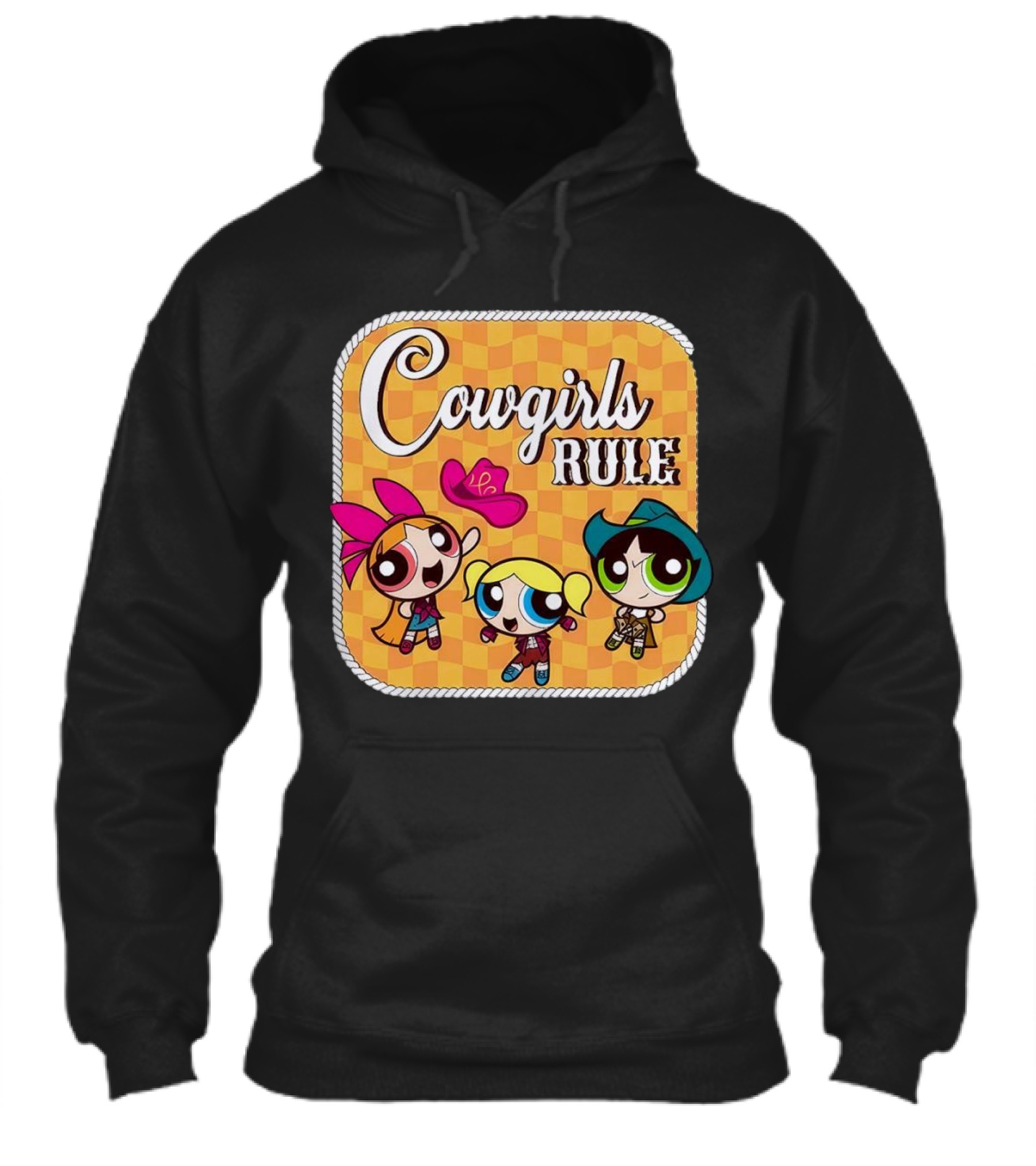 Cowgirls Rule Powerpuff Girls Western Shirt