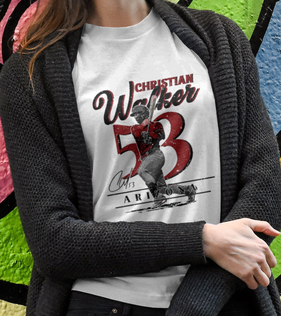 Christian Walker Arizona 53 Baseball Player Shirt