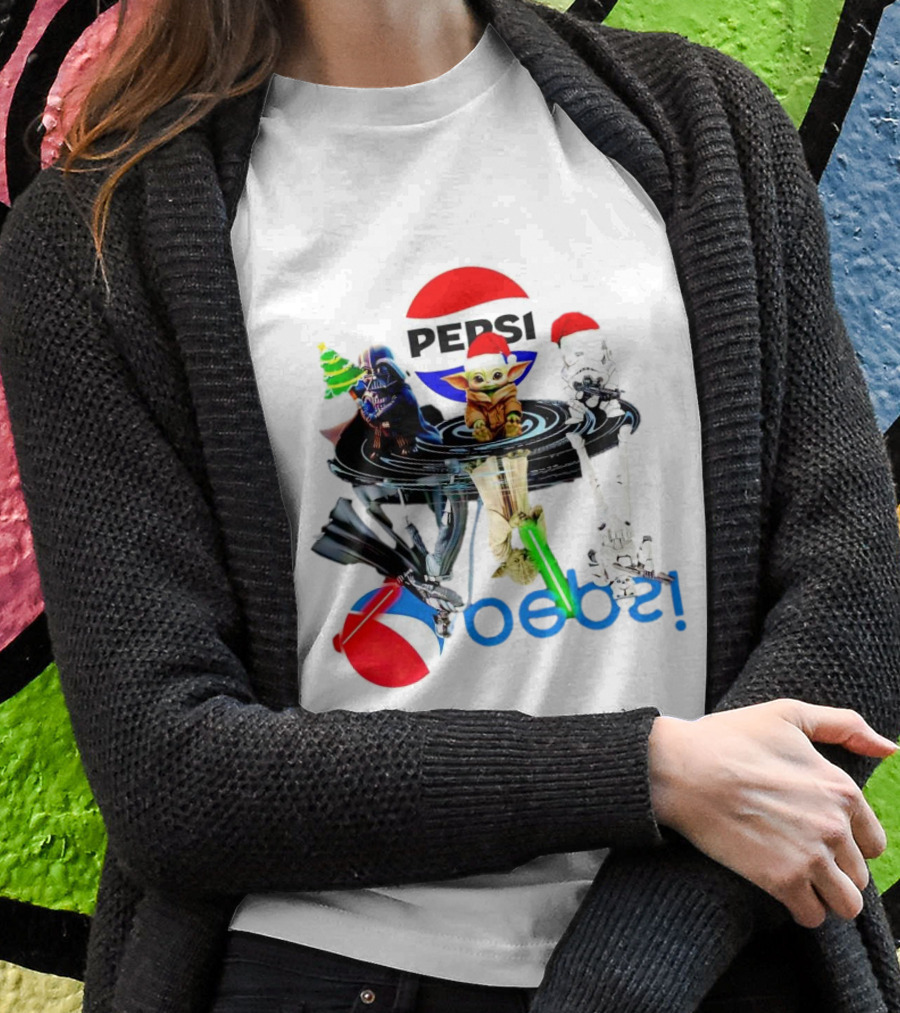 Pepsi Christmas Darth Vader Yoda Stormtrooper Shirt