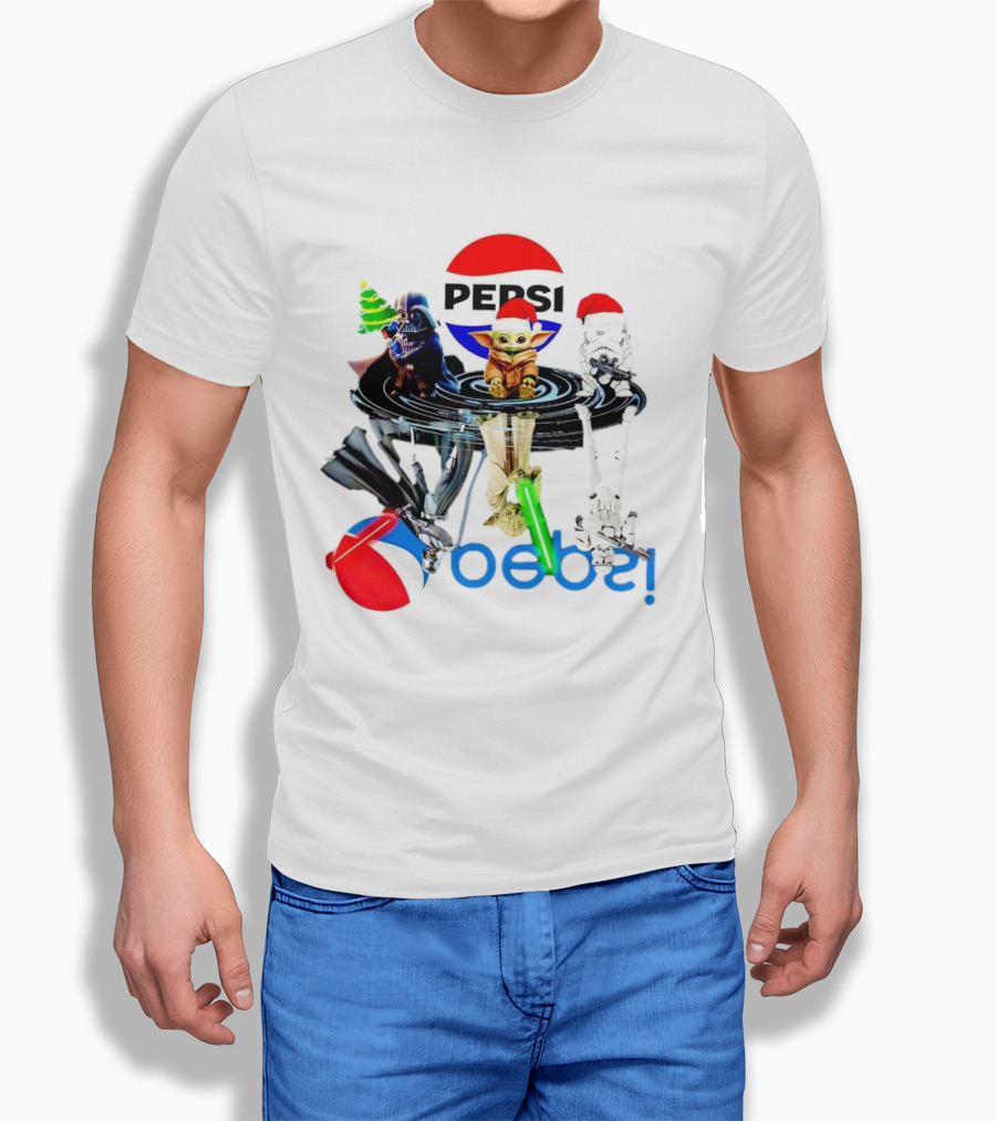 Pepsi Christmas Darth Vader Yoda Stormtrooper Shirt