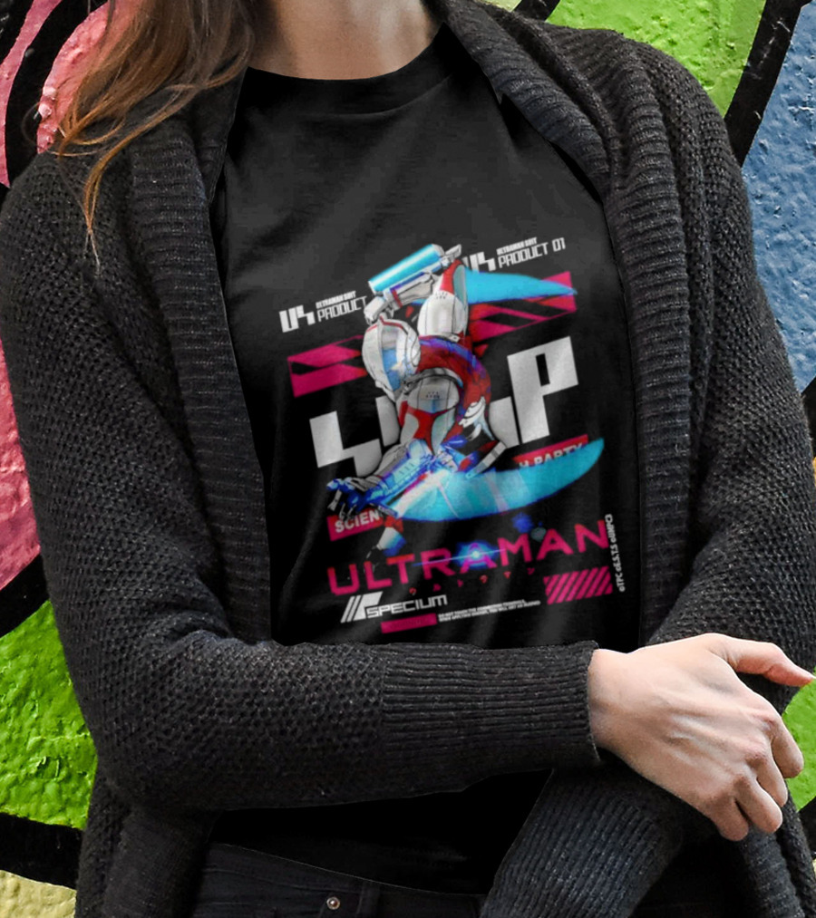 Ultraman 1966 Product 01 Specium Science Patrol Party Shirt