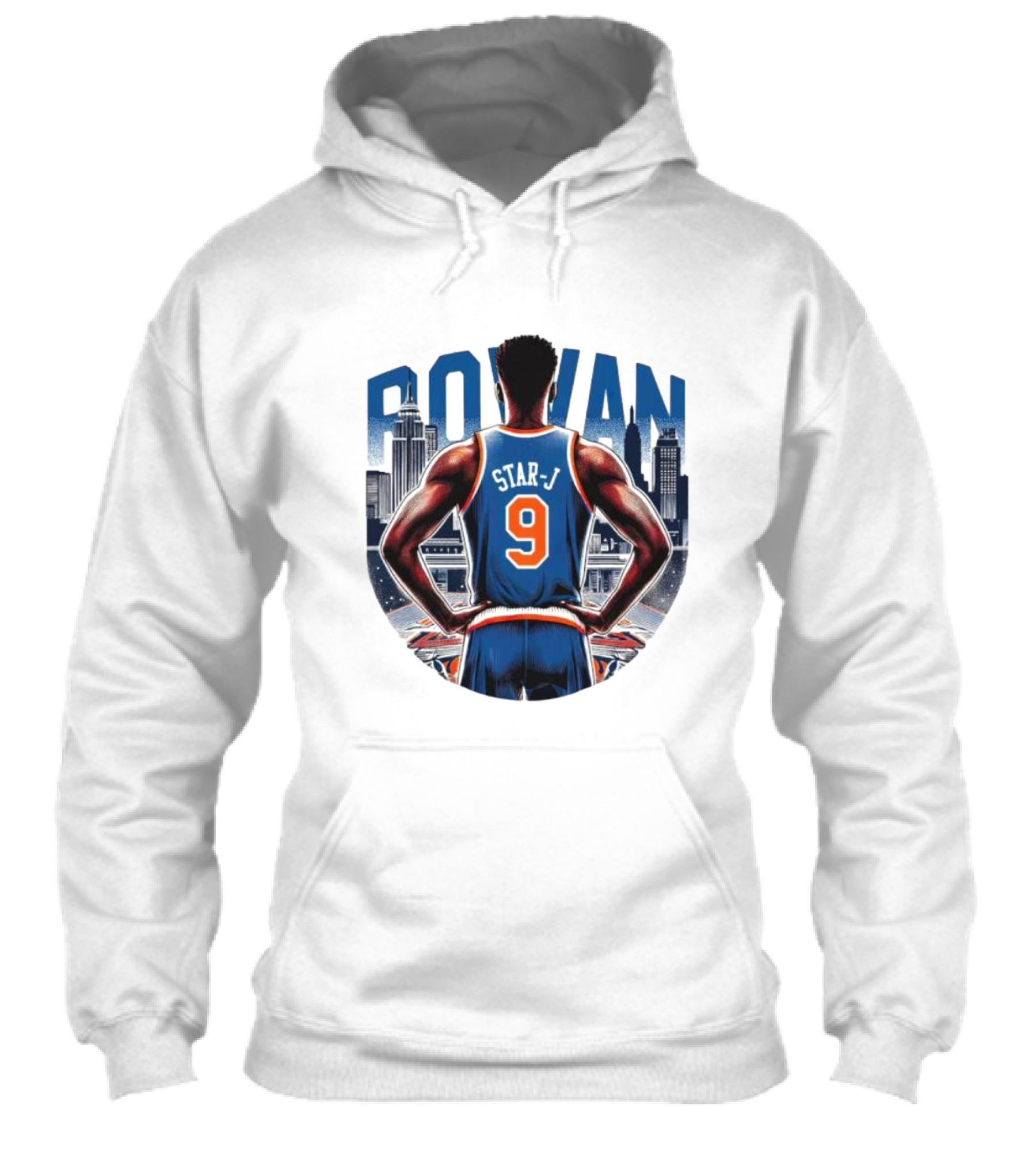 Rowan Star J 9 Basketball Urban Skyline Shirt