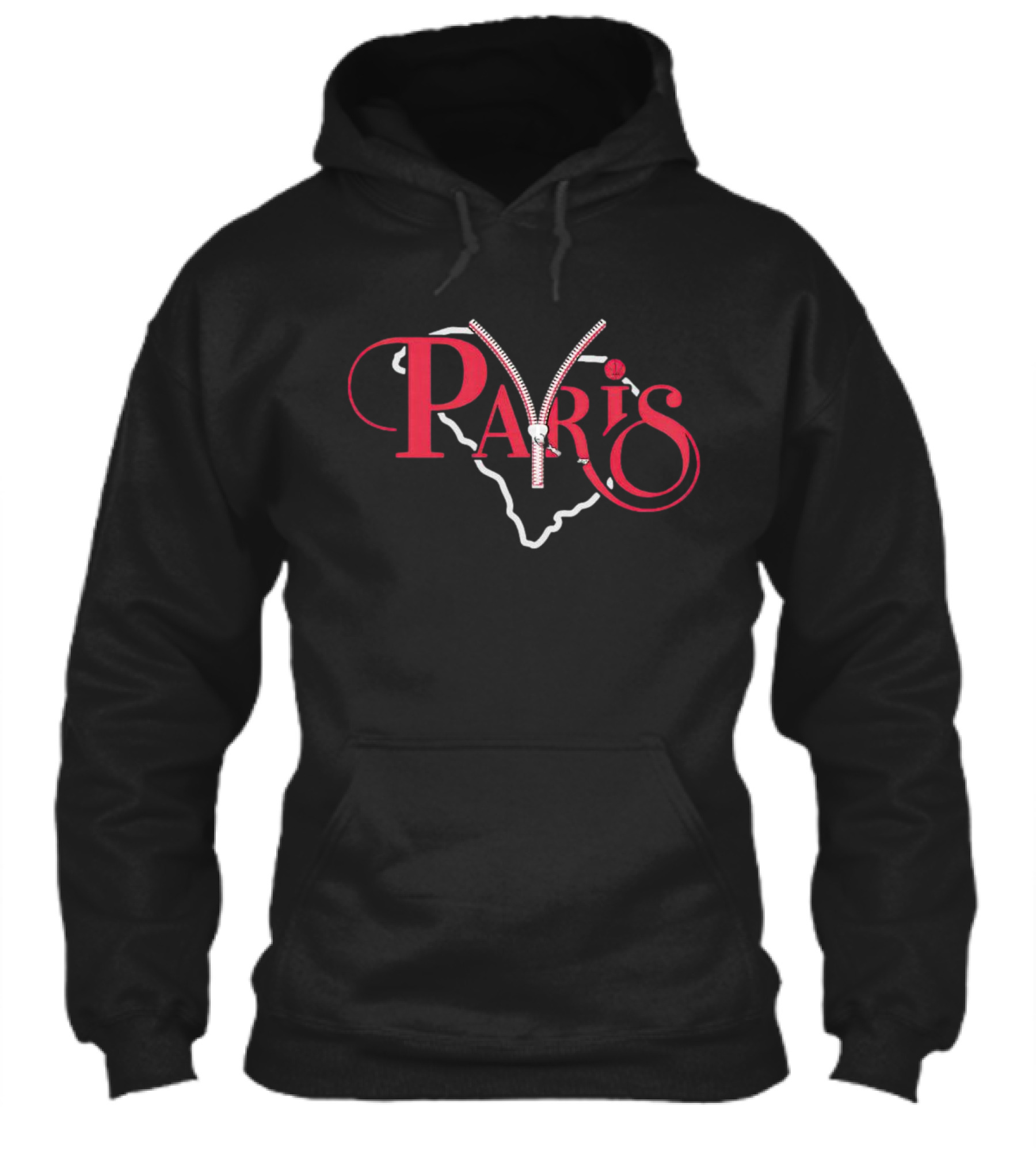 Paris South Carolina Map Zipper Shirt