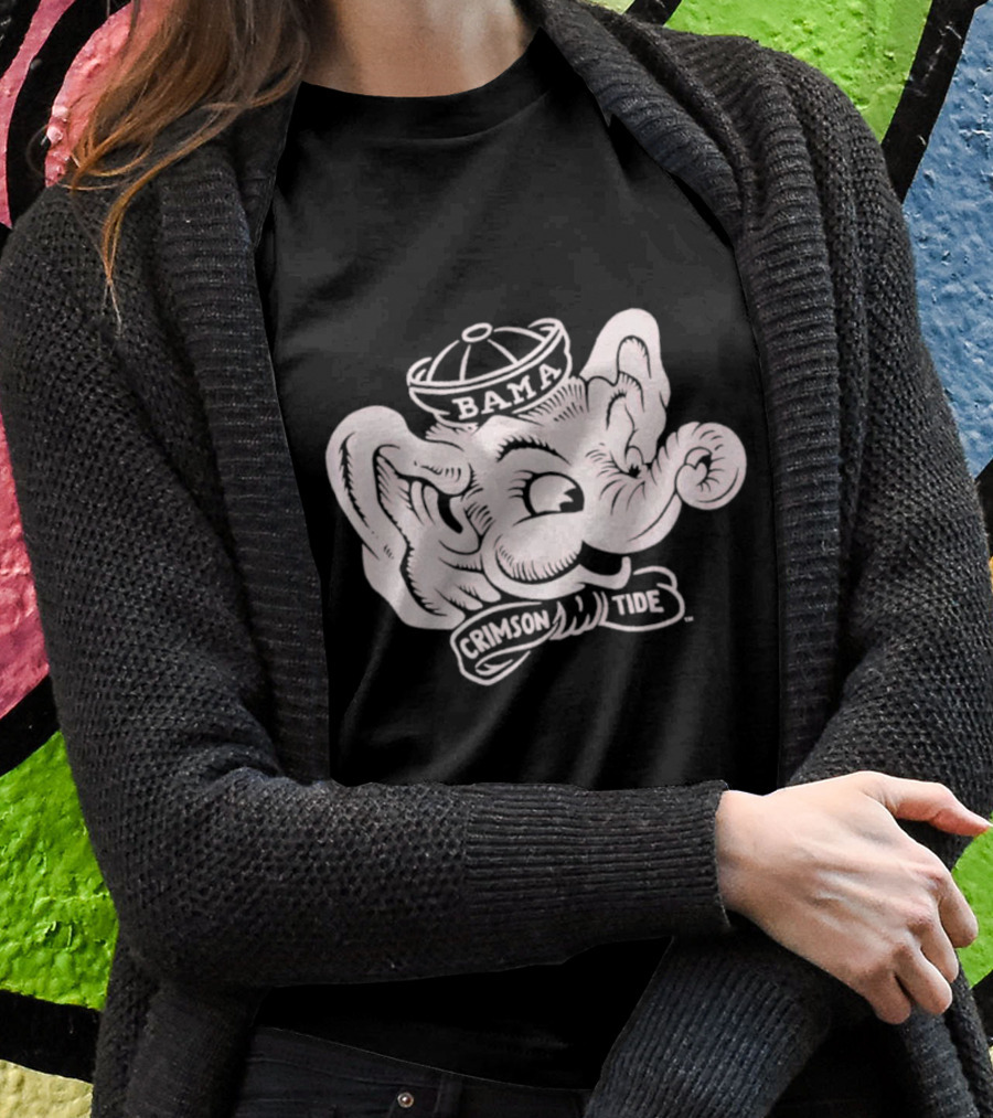 Bama Crimson Tide Big Al Vintage Retro Shirt