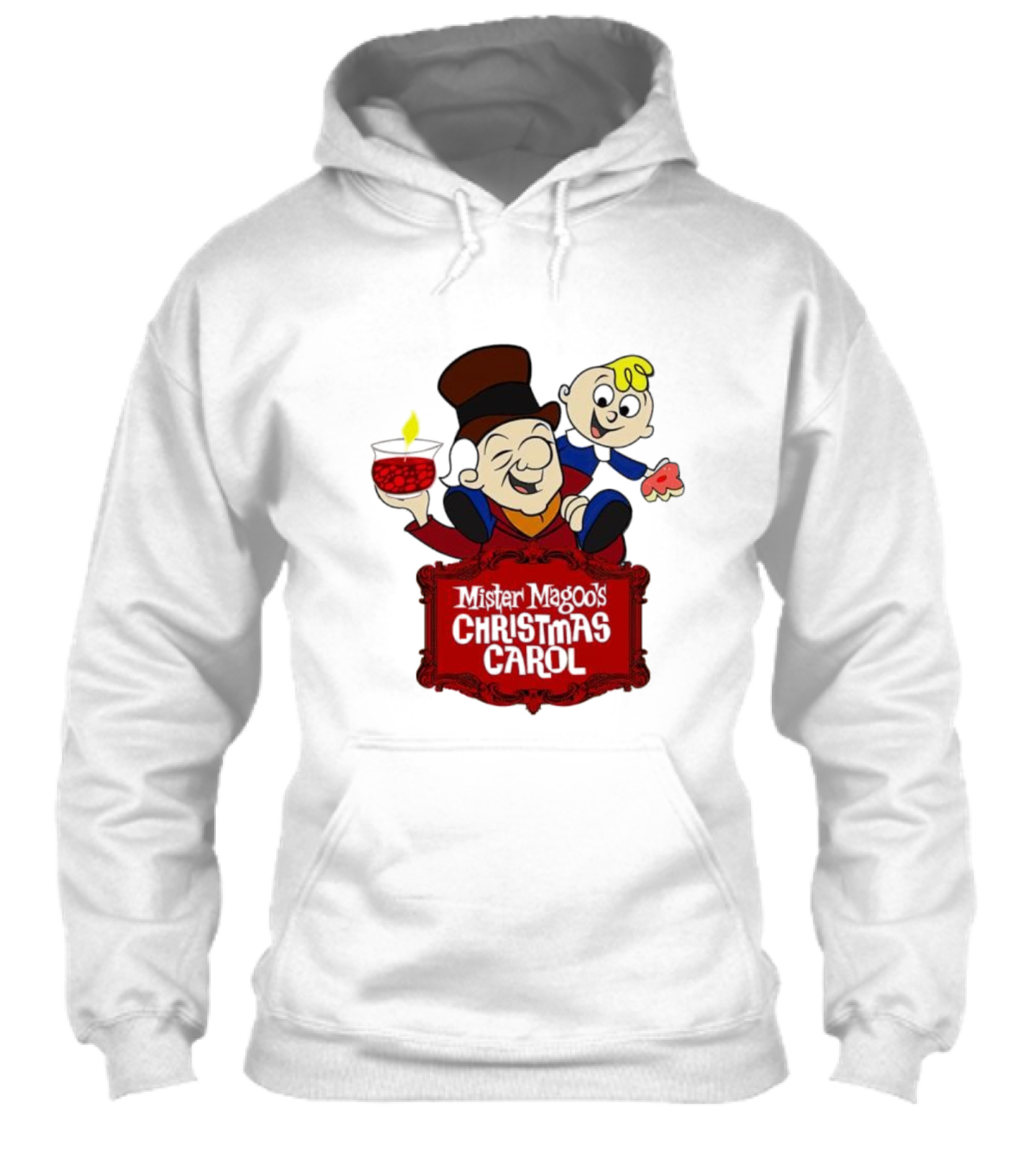 Mister Magoos Christmas Carol Cartoon Illustration With Festive Characters Shirt