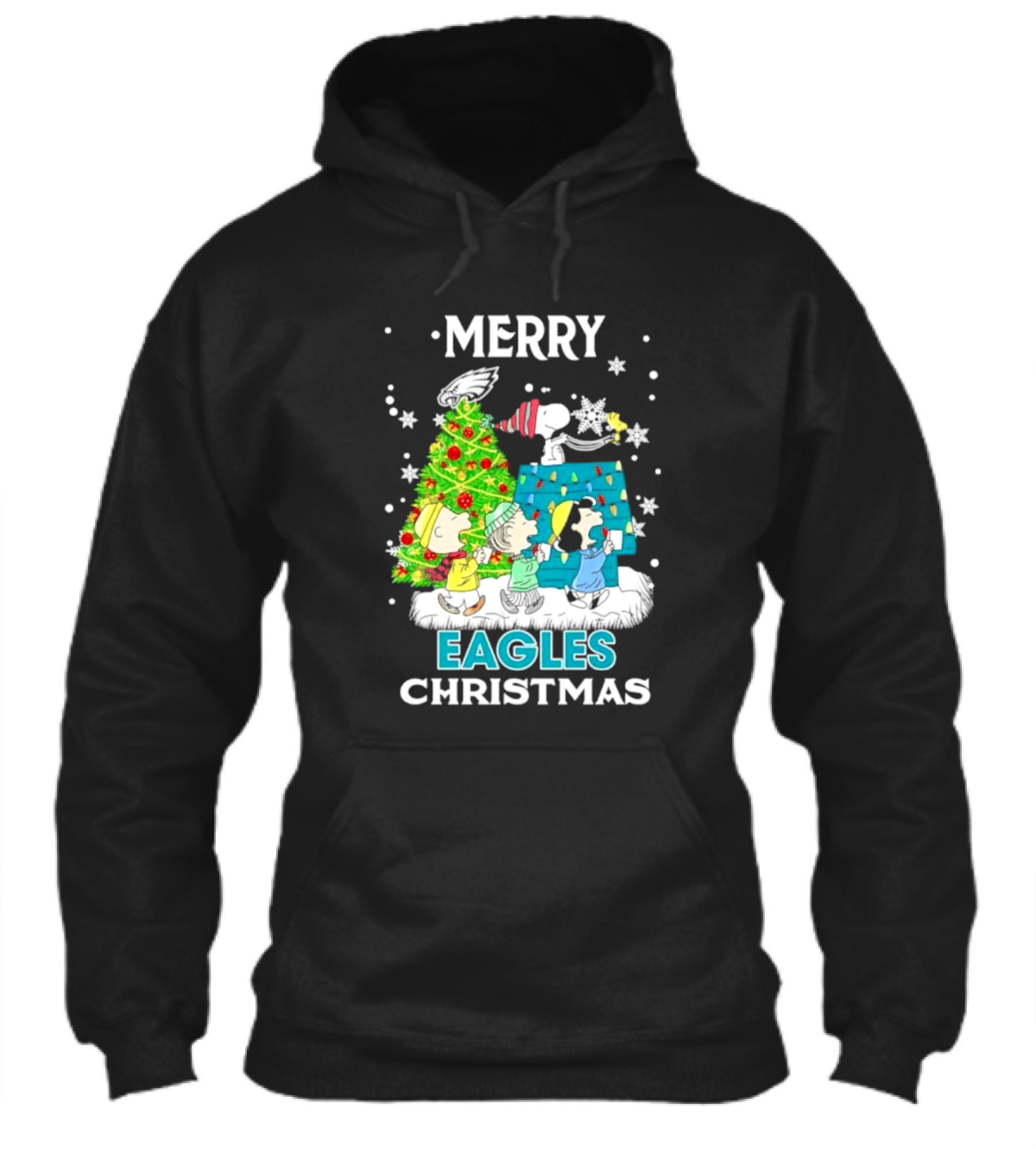 Merry Peanuts Eagles Christmas Holiday Shirt
