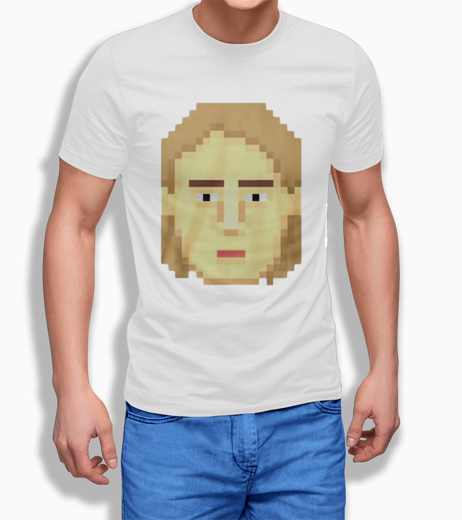 Dadi Freyr Pixel Art 8 Bit Style Face Shirt