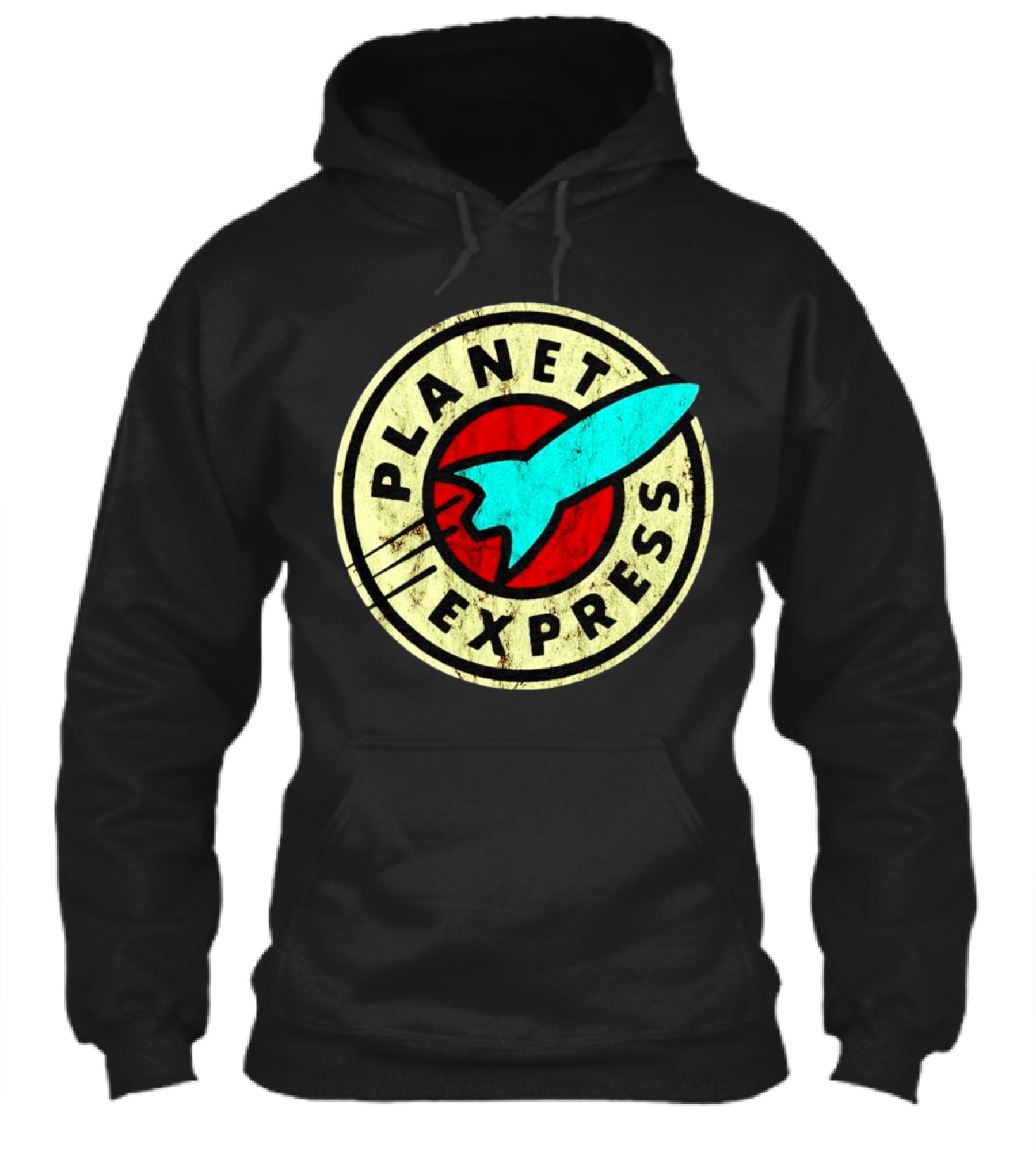 Futurama Retro Planet Express Vintage Rocket Emblem Shirt