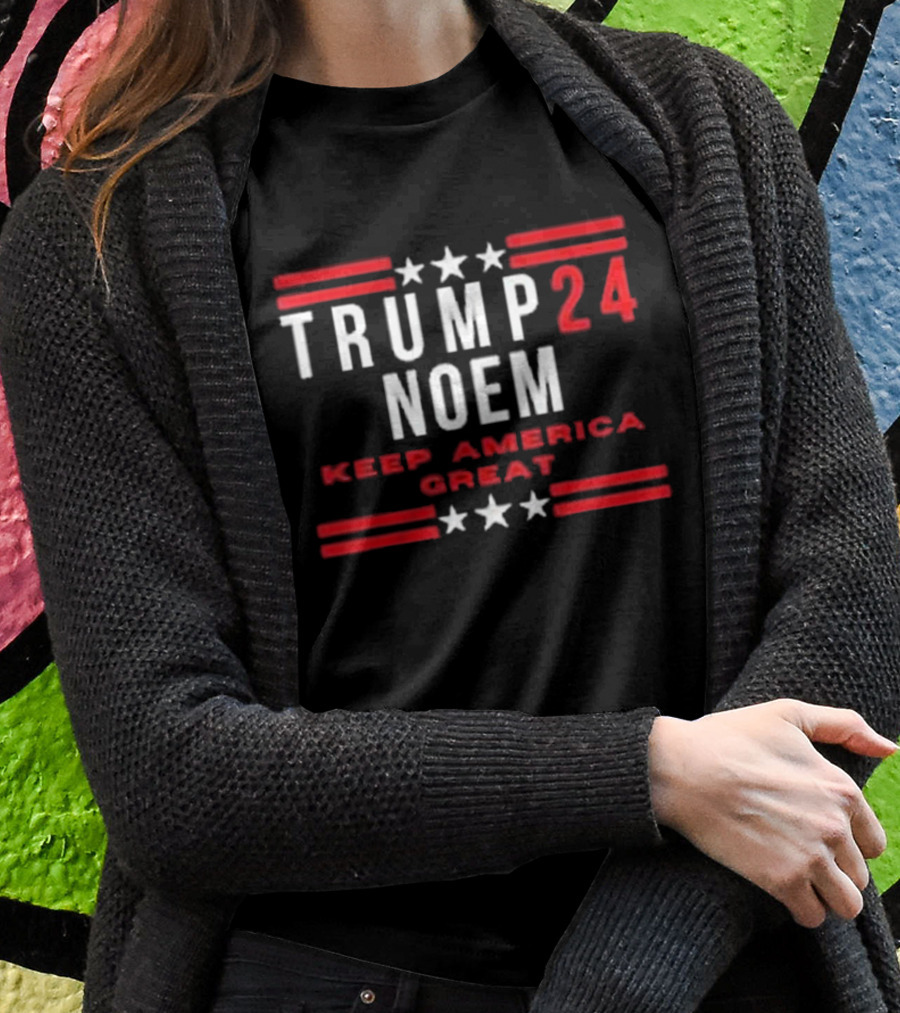 Trump Noem 2024 Keep America Great Election Shirt