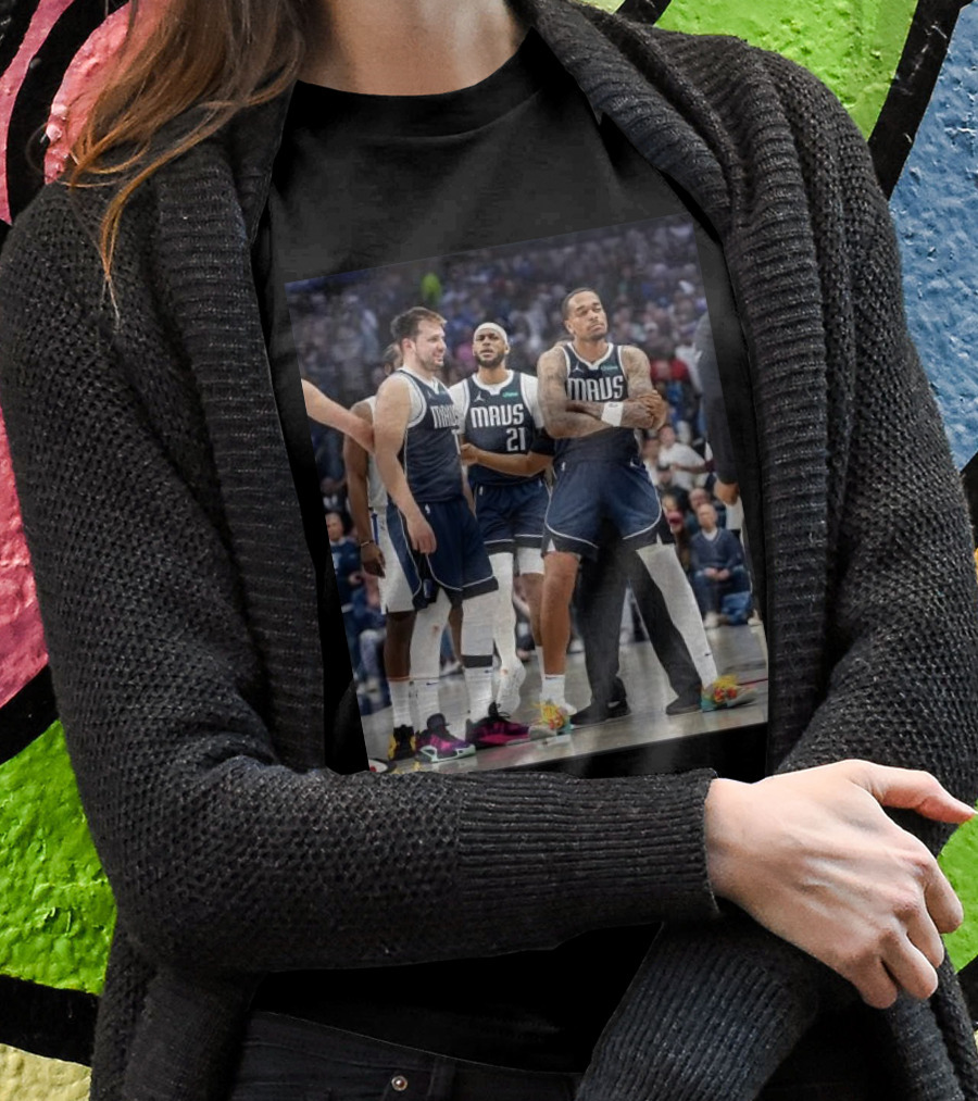 Daniel Gafford Luka Doncic Pj Washington Mavs Im Standing On Business Shirt