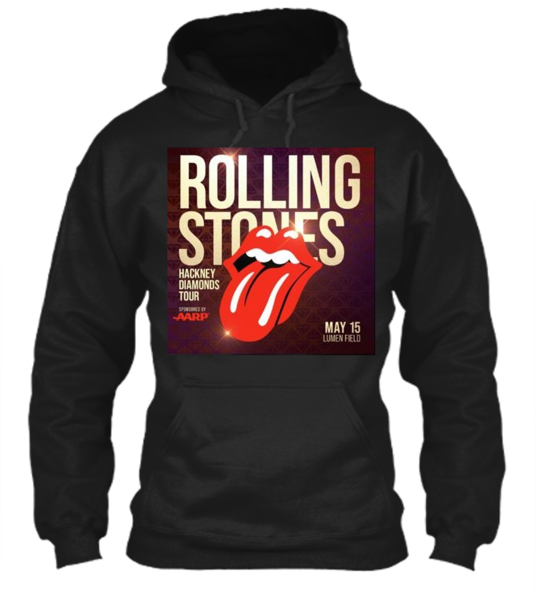 Rolling Stones Hackney Diamonds Tour May 15 Lumen Field Sponsored By Aarp Shirt
