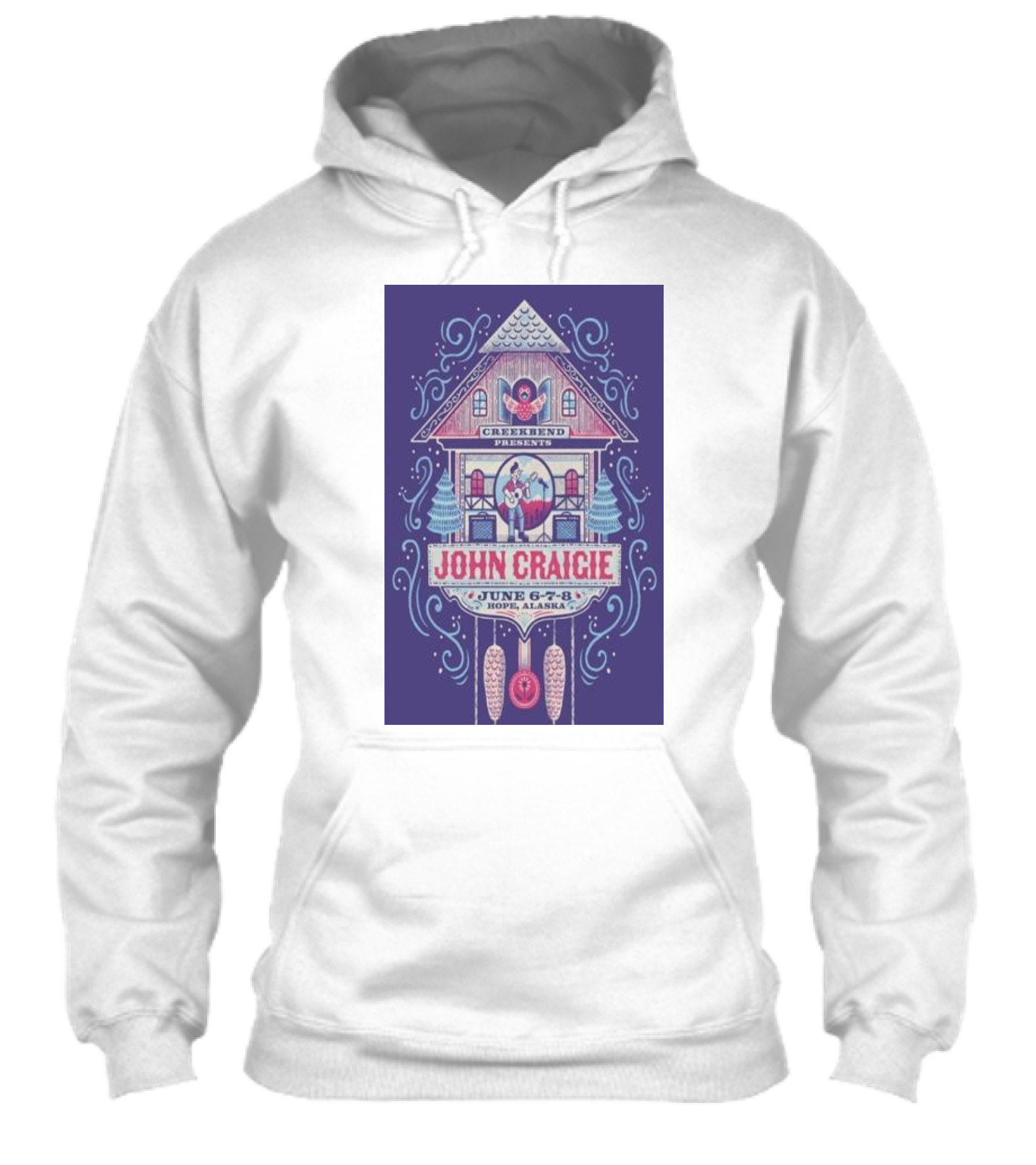 Creekbend Presents John Craigie June 68 2024 Hope Alaska Festival Shirt