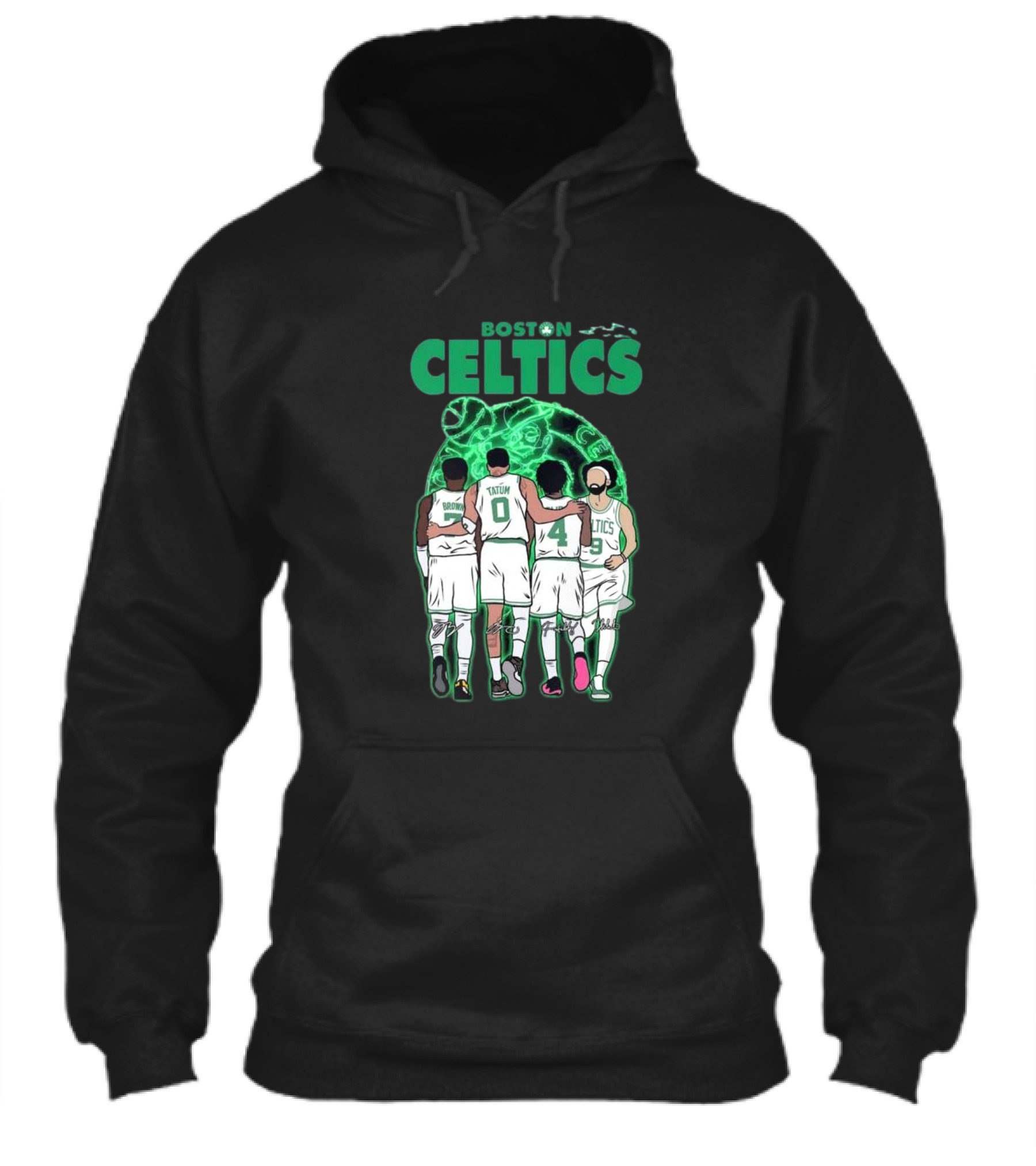 Boston Celtics Brown Tatum Holiday Derrick Signatures Basketball Players Shirt