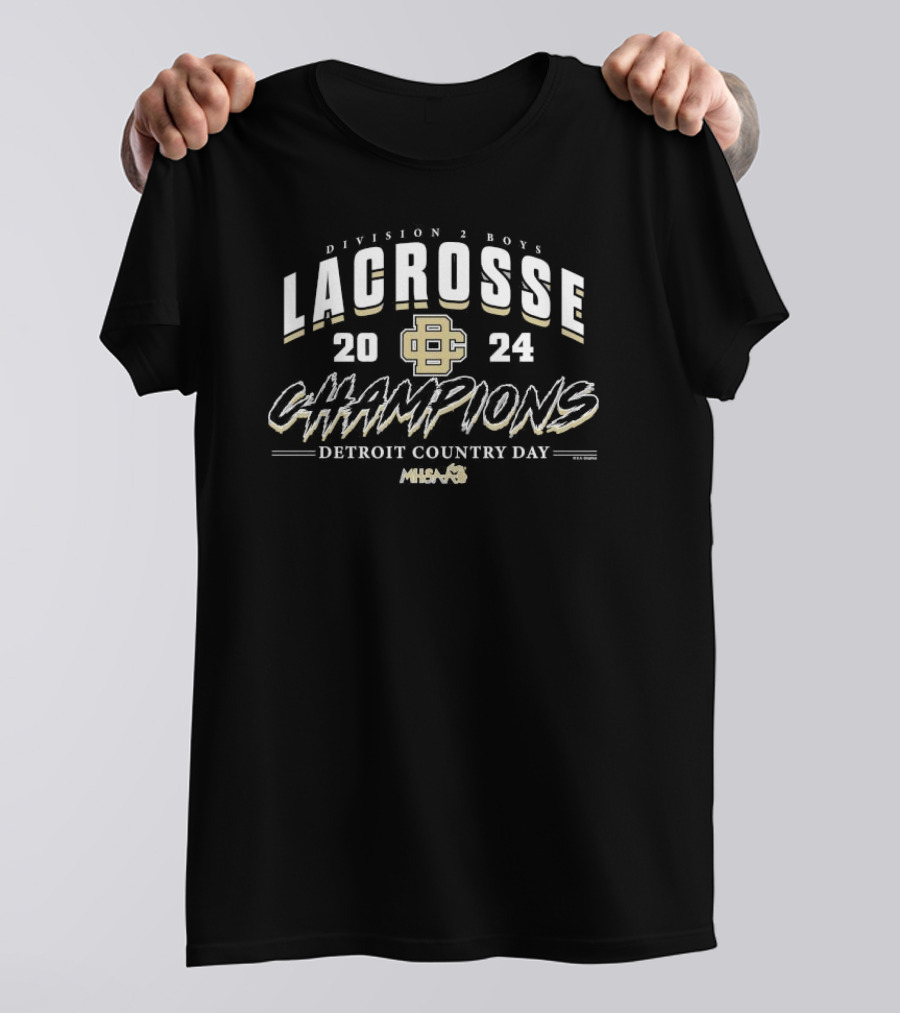 Detroit Catholic Central Mhsaa Division 1 Boys Lacrosse 2024 Champions Shirt