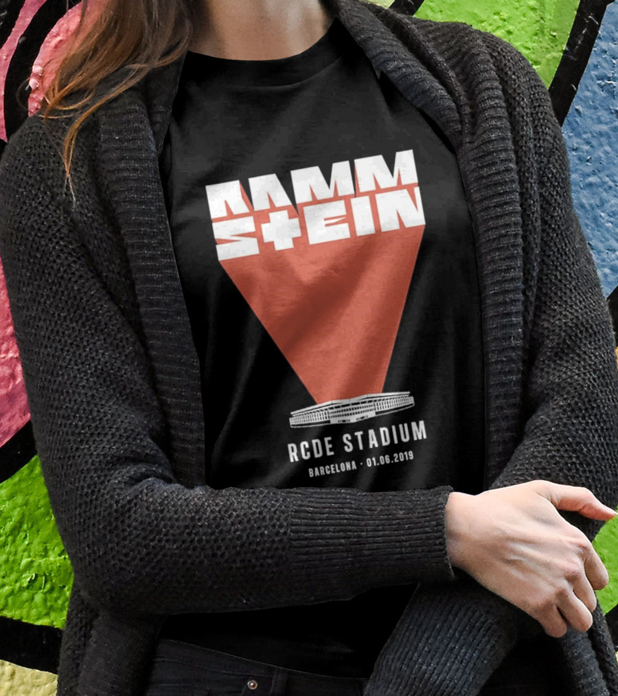 Rammstein Rcde Stadium Barcelona 01062019 Tour Shirt